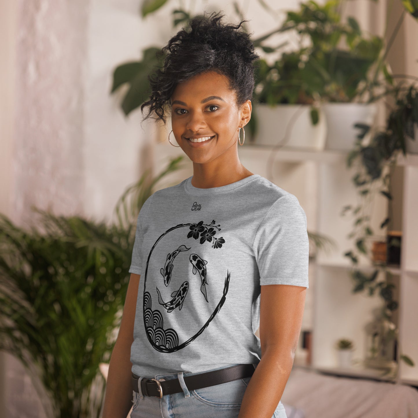 Camiseta Hana Koi (Frontal) Manga Corta