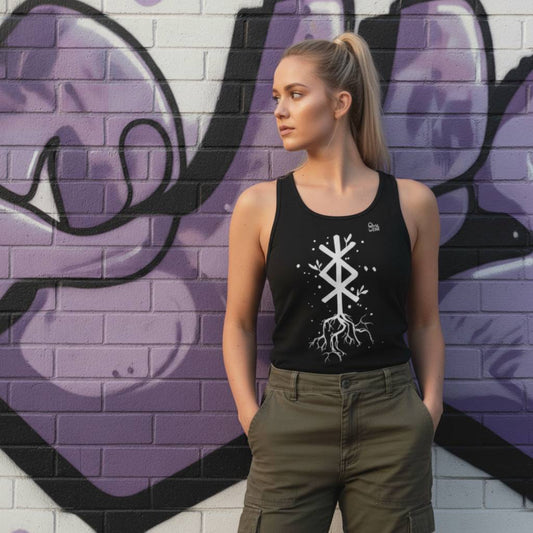 Camiseta sin Mangas Bindrune Vikinga de Protección