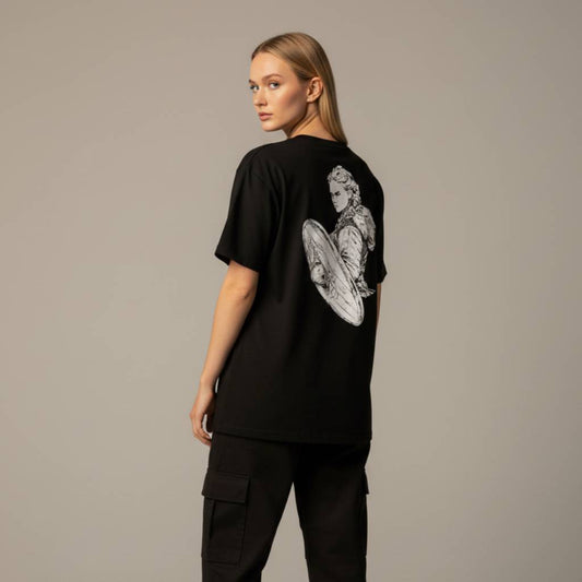 Camiseta Escudera · Guerrera Vikinga · Diseño Espalda