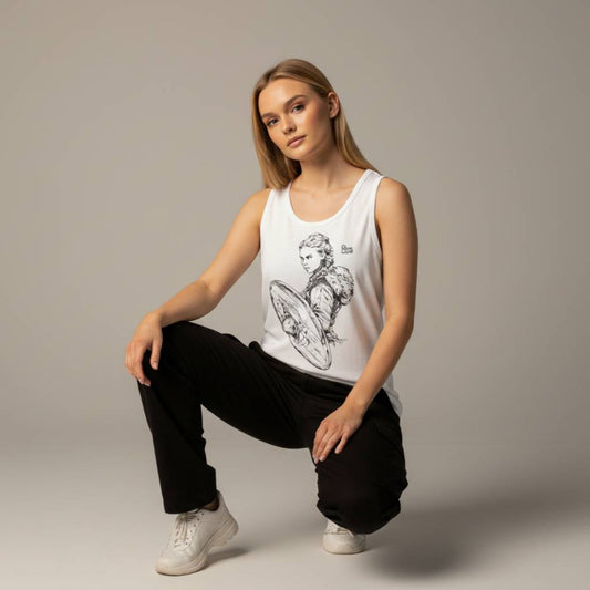 Camiseta sin Mangas Escudera · Guerrera Vikinga