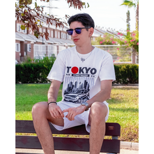Camiseta Tokyo Street Racing (Frontal) Manga Corta
