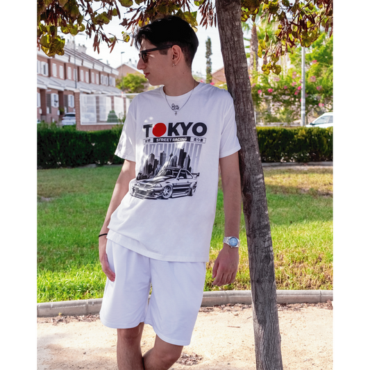 Camiseta Tokyo Street Racing (Frontal) Manga Corta